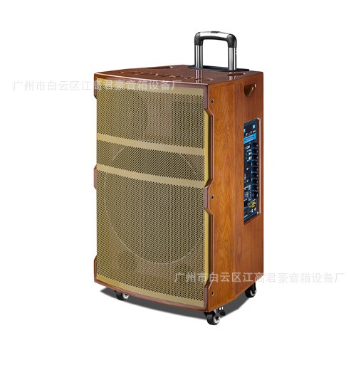 高顏值超大功率戶外廣場舞音箱 便捷式移動拉桿電瓶音箱