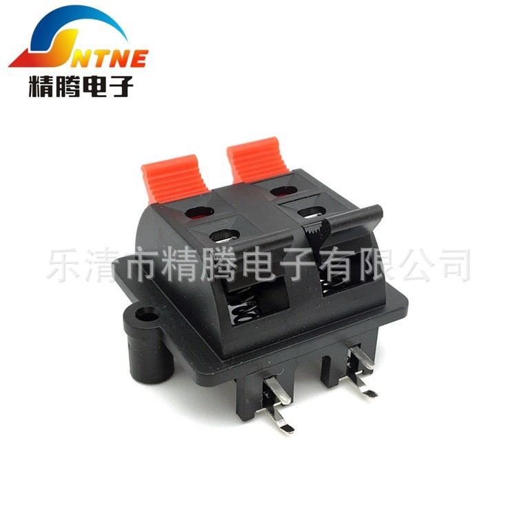精騰廠銷(xiāo)WP4音箱線夾PTB-407外接線插座 音箱接線夾 電源面板線夾