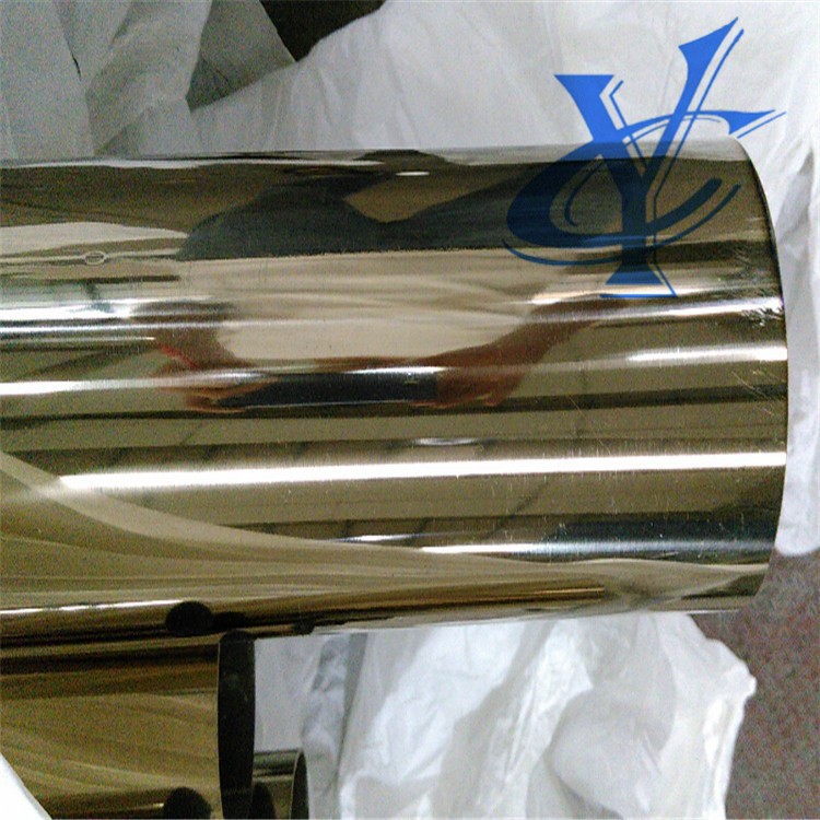 拉絲無指紋不銹鋼香檳金 黑鈦 鏡面玫瑰金 黃鈦金圓管50mm 51mm