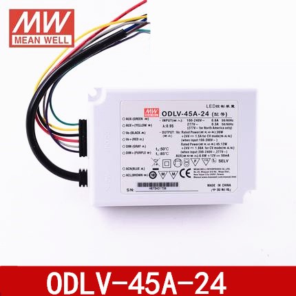 臺灣明緯電源ODLV-4-24 45W 24V1.88A 防水二合一調光恒流 IP67