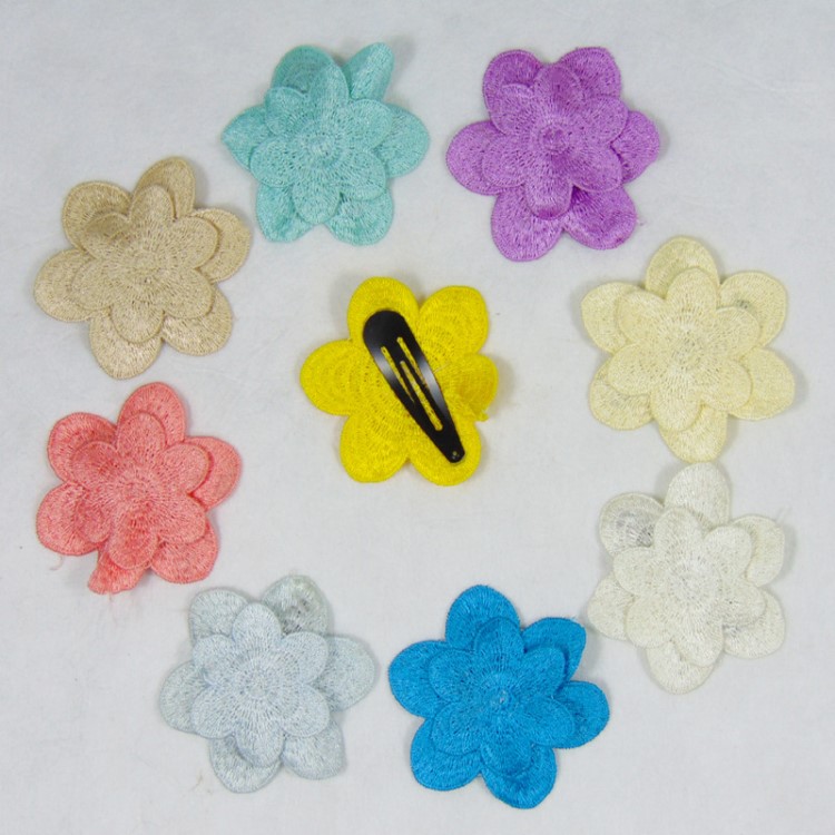 刺繡發(fā)夾套裝歐美跨境亞馬遜亞克力醋酸發(fā)夾組合發(fā)飾廠家直銷