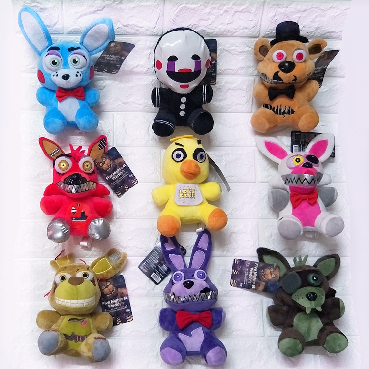 新款午夜玩具熊的五夜后宮公仔Five nights at freddy's毛絨玩具