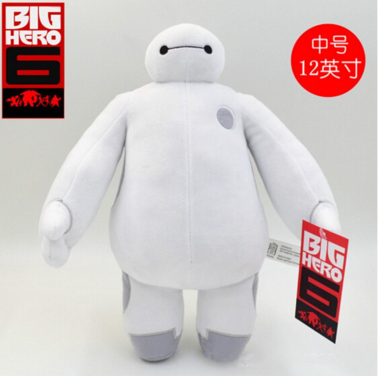 陆战队大白白胖子创意玩具bighero6 Baymax 毛绒玩具公仔批发