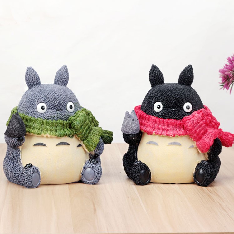 冬季圍巾TOTO貓存錢罐儲蓄罐公仔擺件創(chuàng)意禮品學(xué)生禮物批發(fā)