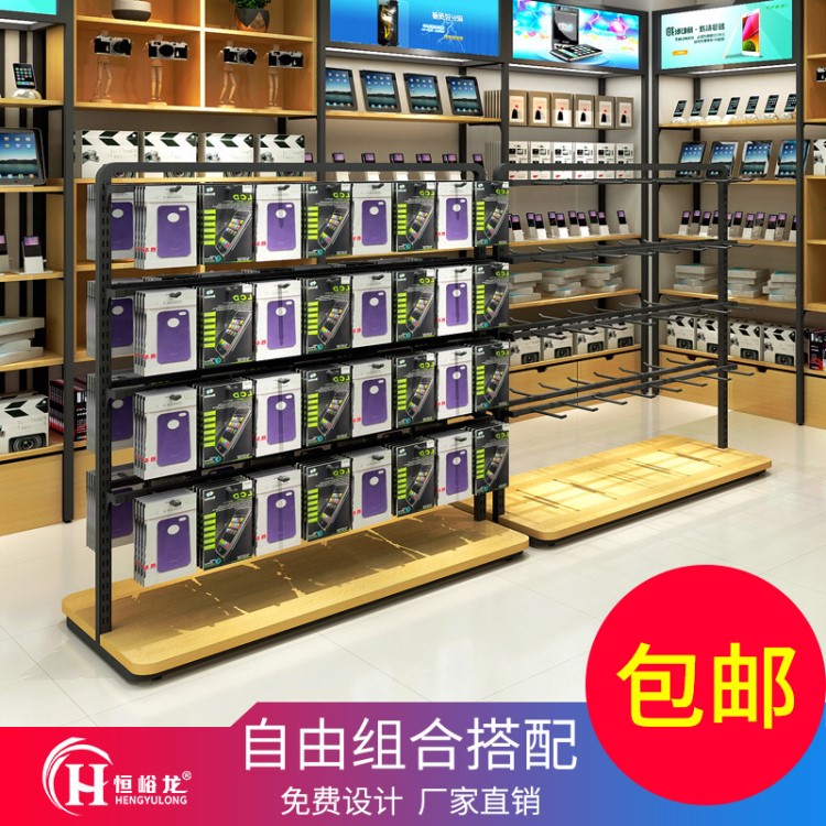 恒峪龍名創(chuàng)手機配件飾品貨架優(yōu)品襪子手套掛鉤展架服裝內衣展示架