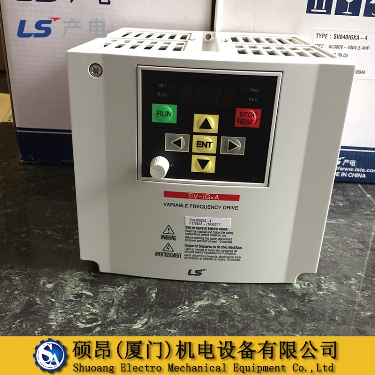 全新原裝SV110iGXA-4韓國(guó)LS產(chǎn)電變頻器11KW 380V緊湊型低頻高轉(zhuǎn)矩