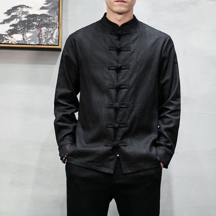 漢奸服裝男翻譯官特務(wù)抗戰(zhàn)劇兒童演出服黑色土匪斧頭幫表演服成人