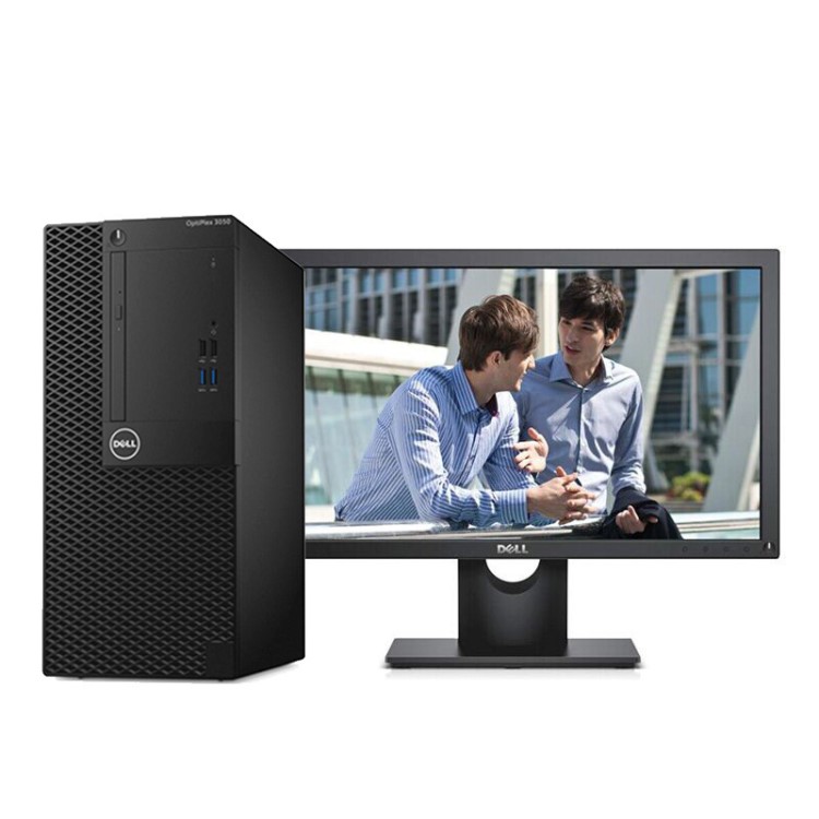 DELL戴爾OptiPlex3050MT奔騰G4560 4G 500G+19.5寸商用臺(tái)式電腦