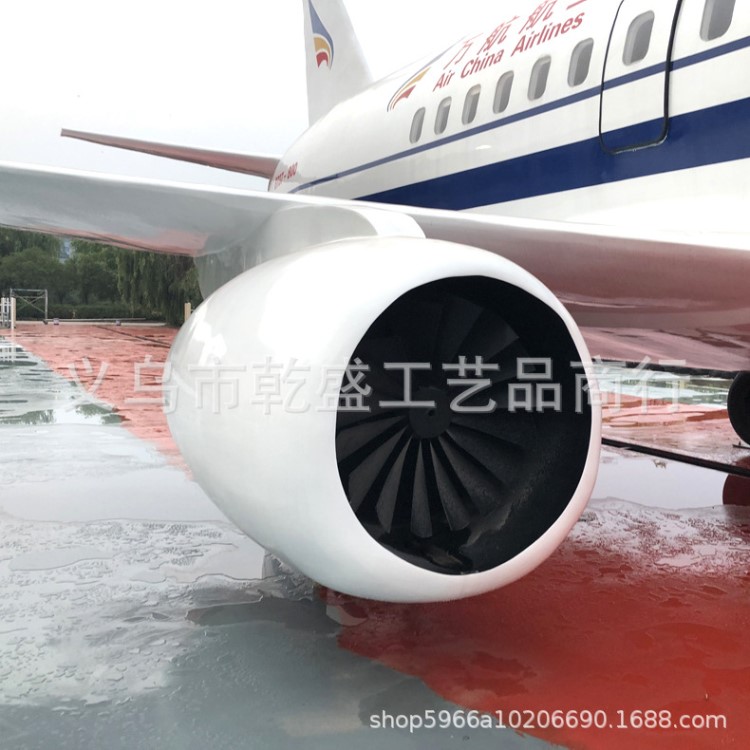源頭工廠定制大型波音737客機模型_定制客機教學(xué)模擬艙教學(xué)模擬