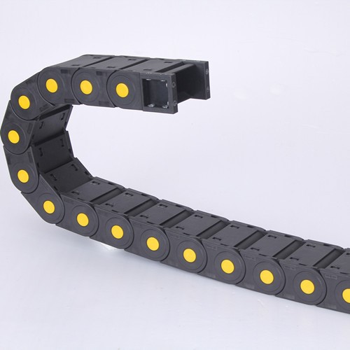 DY25*38R75全封閉拖鏈 帶黃點、耐磨、低噪音，機床配件