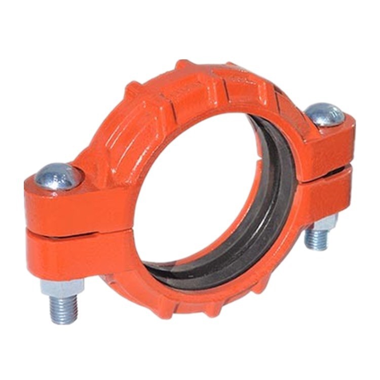 廠家供應(yīng)溝槽異徑接頭 90度溝槽彎頭異徑抱箍連接 剛性卡箍連接頭