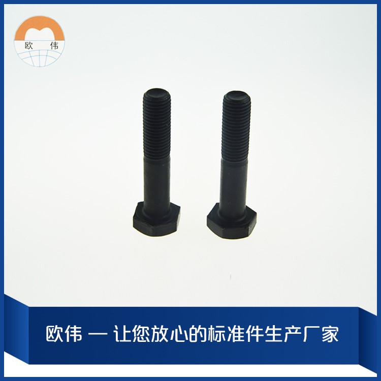 廠家直銷現(xiàn)貨12.9級高強(qiáng)度外六角緊固外六角螺栓8*16-8*80