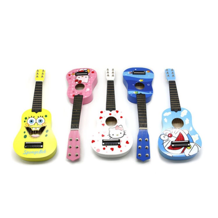 21寸尤克里里 兒童初學(xué)者迷你小吉他可彈奏寶寶木制仿真吉他玩具