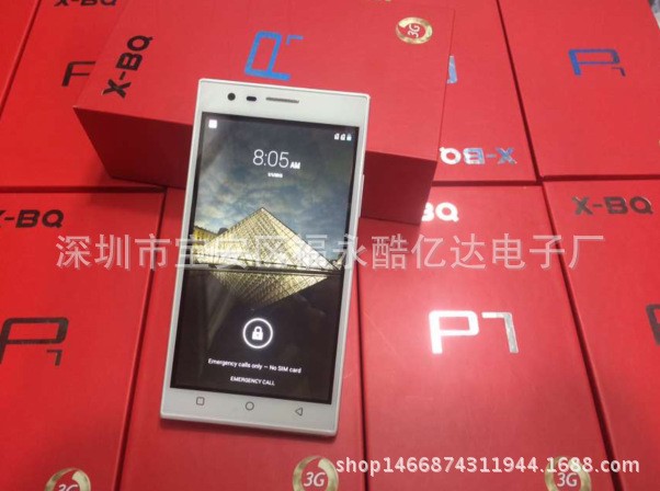 生產(chǎn)批發(fā)新款P7手機5.0寸四核3G安卓P8 S9 6Splus Note8智能手機