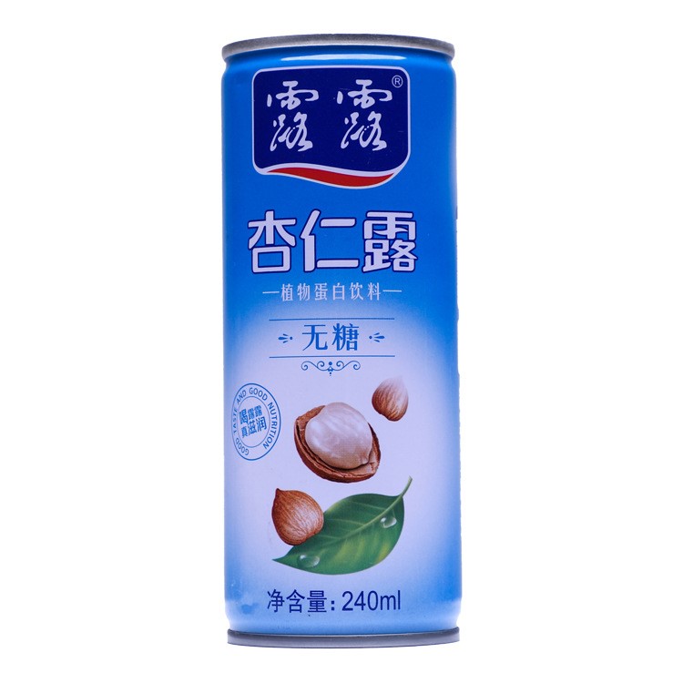 廠家批發(fā)飲料無糖露露杏仁露240ml*24聽/件 植物蛋白飲料整箱