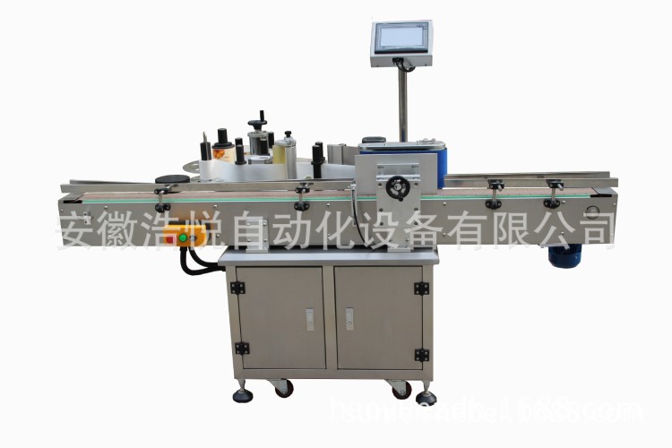 廠家直銷浩悅TM-200A型全自動圓瓶定點貼標機