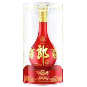 郎酒 紅花郎十五（15） 陳釀 44.8度 單瓶裝白酒 500ml 醬香型