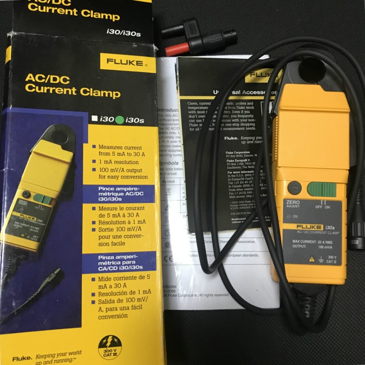 fluke福禄克i30s钳表AC/DC 电流钳表I30S、30A/DC