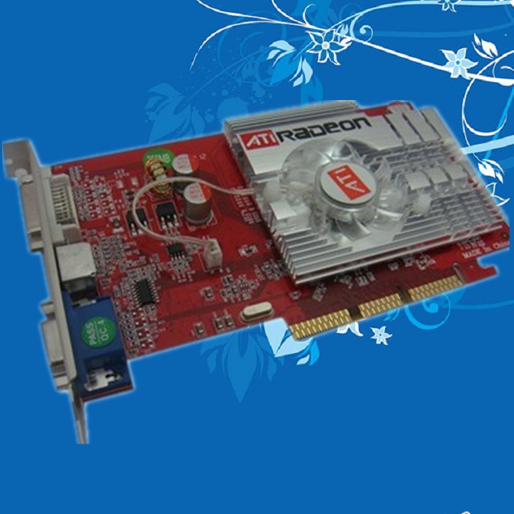 全新ATI 9550 256M AGP 128BIT DDR 老款顯卡 210 610