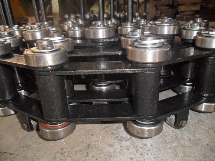 厂家直销涂装地排链条 304不锈钢长短节距输送链条 碳钢异形链条