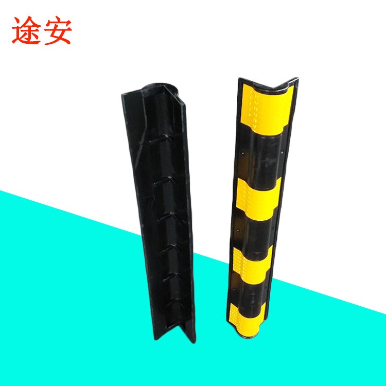 800*100*8MM橡膠反光圓形護(hù)墻角 停車場(chǎng)柱子護(hù)套 防撞條