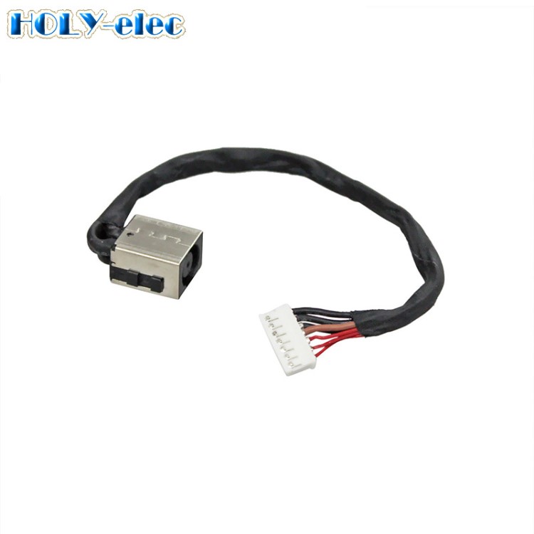 DC母座直流電源插座插頭帶線接口 適用DELL Inspiron15 7566 7567