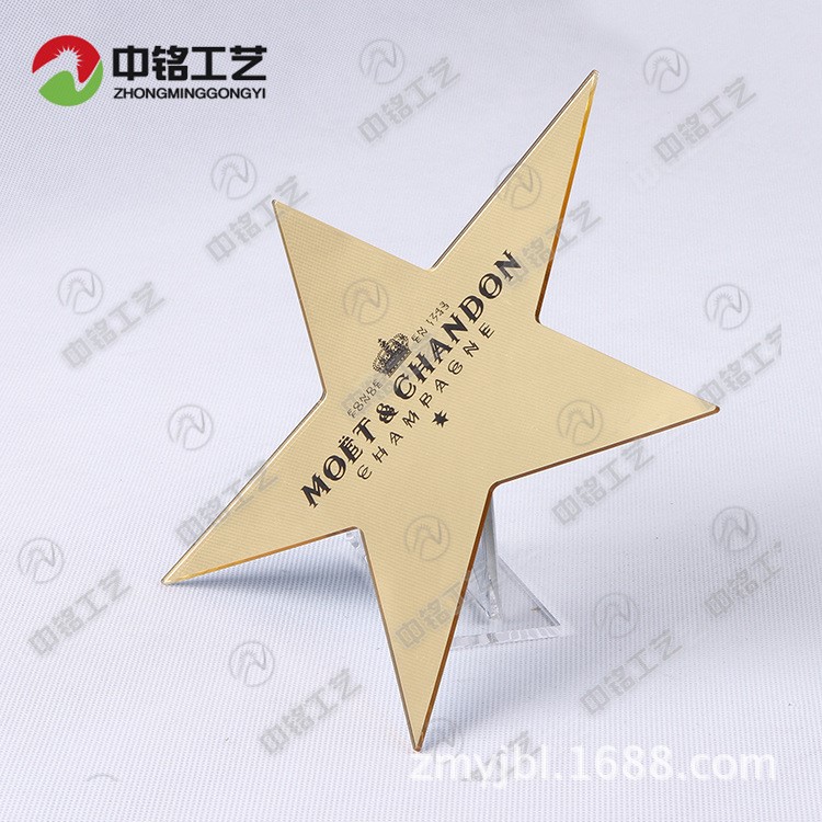 金色亞克力鏡面絲印加工 亞克力鏡片加工 有機(jī)玻璃制品雕刻定做
