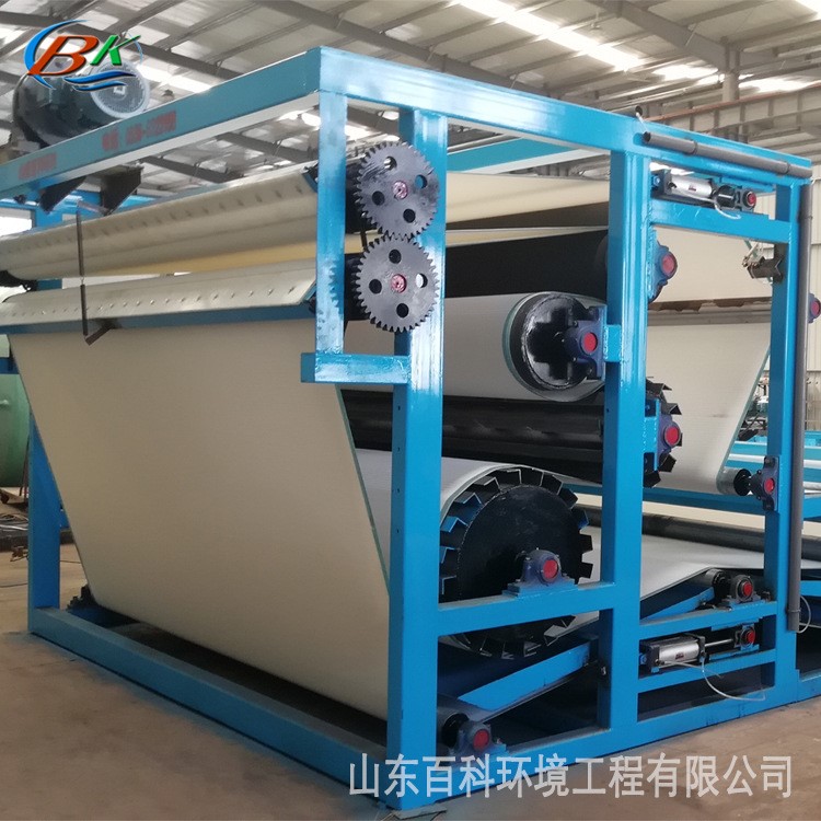 廠家供應電石渣脫水壓濾機 豆渣 果膠渣壓榨脫水設備 帶式壓濾機