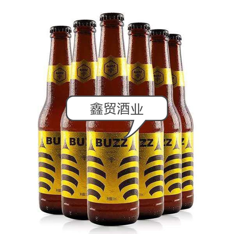 国产精酿 蜂狂buzz啤酒 蜂狂桂花蜜艾尔啤酒330*24瓶 KTV 酒吧