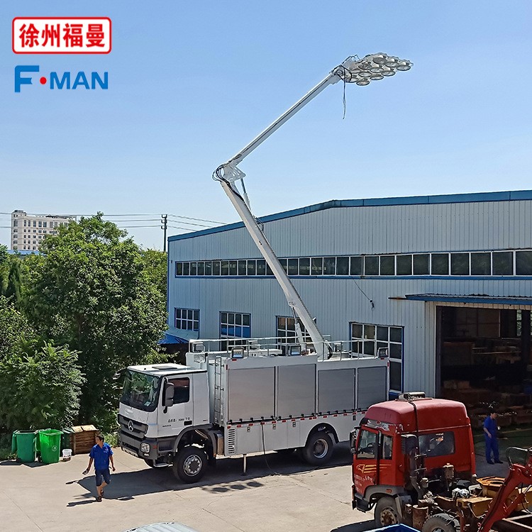 野外移動(dòng)照明車18米室外全方位照明車臂架系統(tǒng)電力搶修燈生產(chǎn)