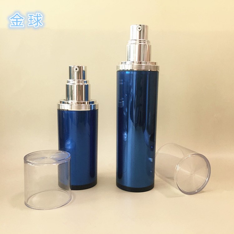 護(hù)膚品套裝瓶 24牙電化鋁泵頭雙層PETG瓶 100ML150ML噴霧瓶