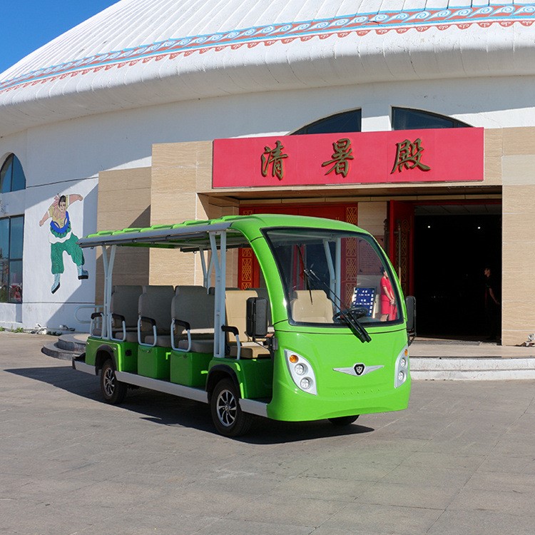 中菲工廠電動觀光車14座景區(qū)電瓶觀光車校園公園電動觀光游覽車