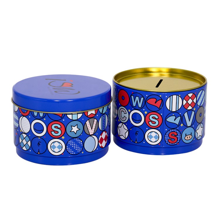 生產廠家定制馬口鐵中秋月餅鐵盒雙層 禮品收納存錢通用鐵盒