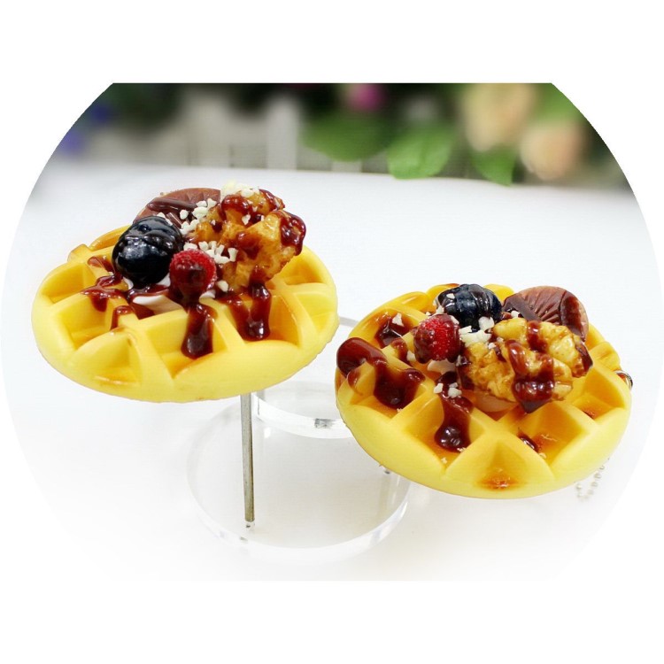 好吃不貴華夫餅干冰箱貼 創意家居飾品 新奇特歐美飾品小掛件