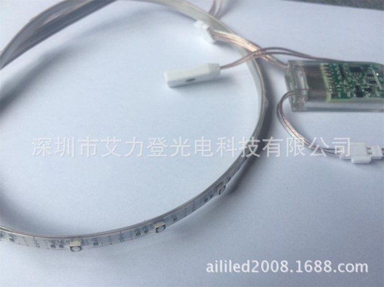 艾力登鞋底燈3Vled燈帶3528RGB帶電阻鞋燈60公分24燈鞋燈