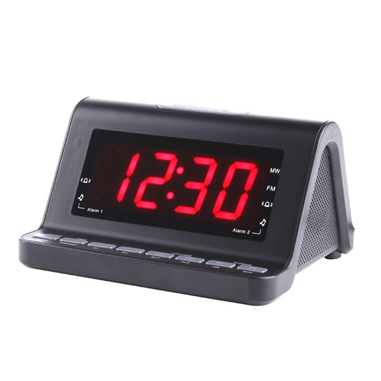 1.2寸LED数码钟控收音机 出口厂家 AM/FM ALARM CLOCK RADIOS