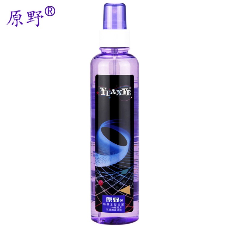 原野特硬定型發(fā)膠350ml 持久定型噴霧啫喱水 快干不粘手A002