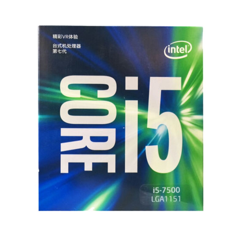 Intel/英特尔 i5 7500酷睿7代4核4线程CPU 3.4GHz全新盒装