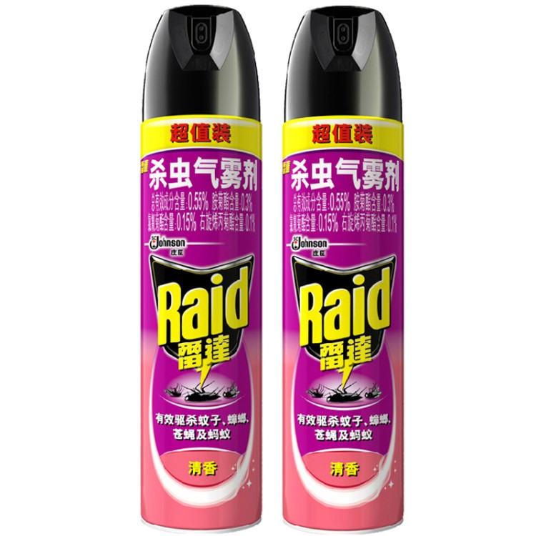 雷達殺蟲劑氣霧劑 清香型 600ml 2瓶 驅蚊驅蟲滅蚊螞蟻蟑螂 包郵