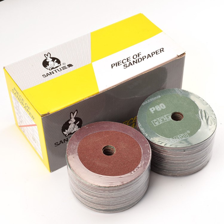 現(xiàn)貨批發(fā)鋼紙磨片4寸100mm角磨機打磨片木工家具金屬拋光硬鋼磨片