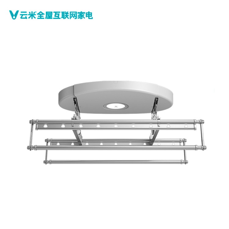 云米晾衣架智能遙控自動伸縮折疊掛衣架室內陽臺電動升降晾衣機