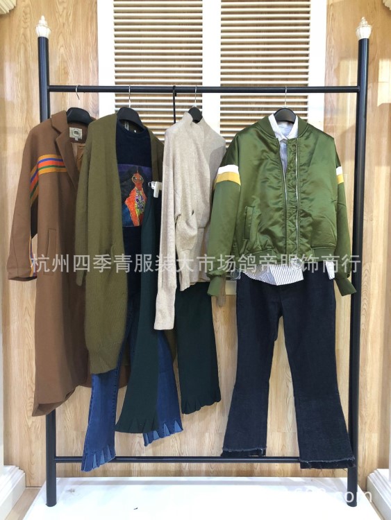 上海一線牌子米租原創(chuàng)設(shè)計(jì)師品牌服裝剪標(biāo)女尾單年輕時(shí)尚清倉