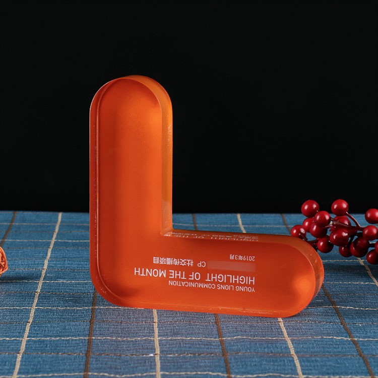 透明亞克力二維碼獎杯獎牌定制可刻字 有機(jī)玻璃紀(jì)念牌 年會頒獎用