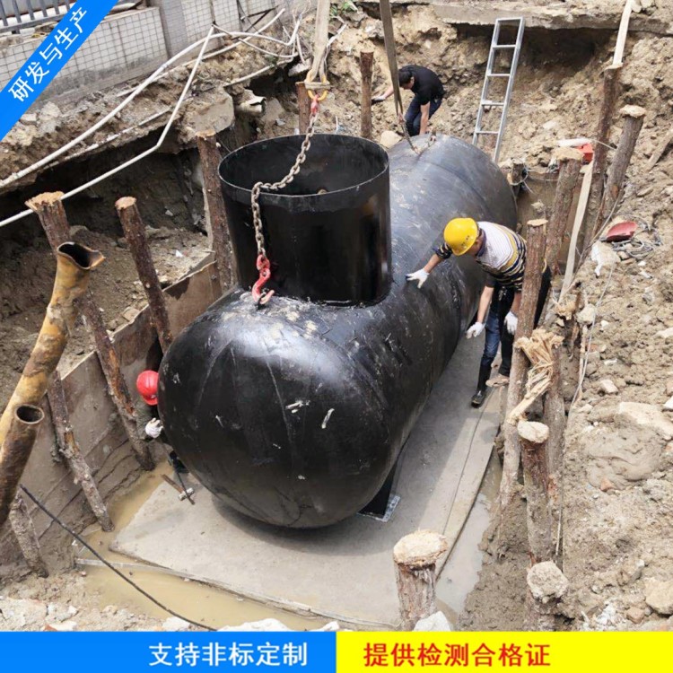 廠家定制埋地油罐 加強(qiáng)級(jí)防腐三油兩布抗強(qiáng)腐蝕沖擊 提供檢測(cè)報(bào)告