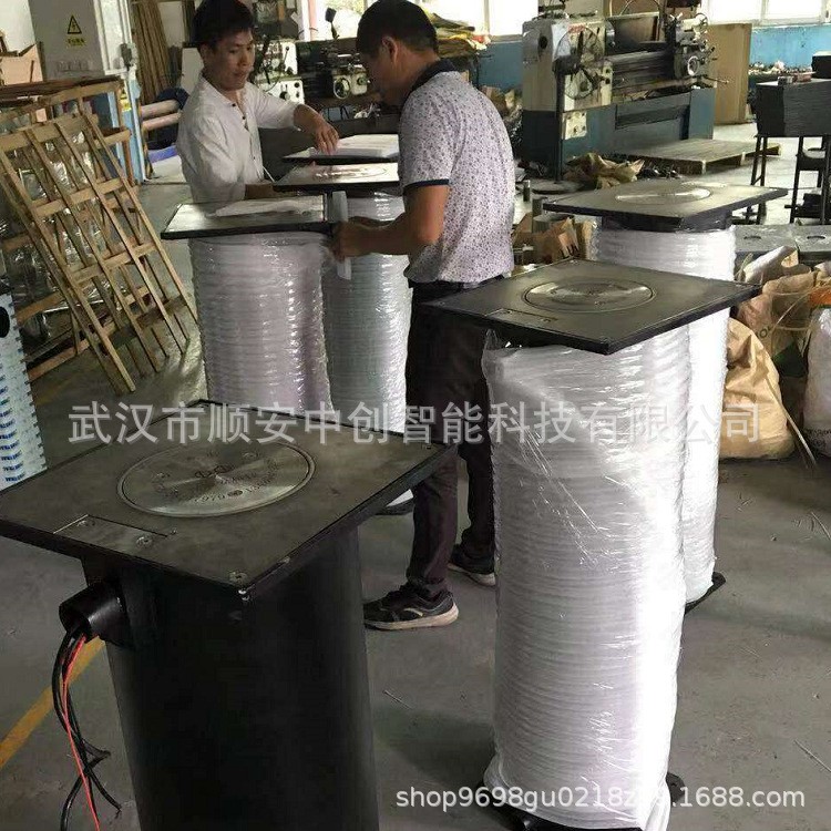 學校液壓升降柱不銹鋼擋車路樁反恐路障機馬路電動升降阻車柱廠家