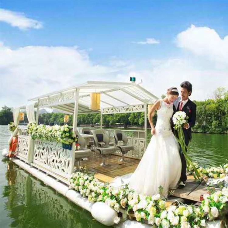 PVC塑料管船用景區電動廠家直銷 竹筏竹排排筏竹筏船竹排船