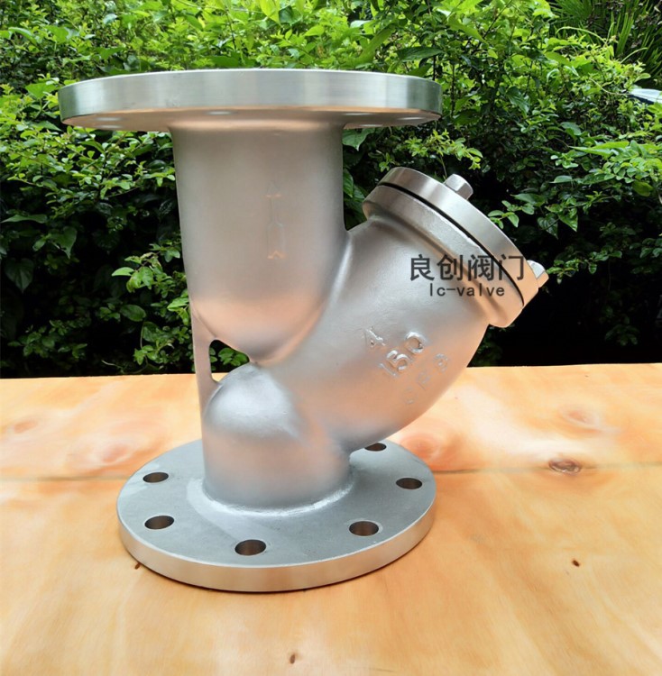 美標(biāo)過濾器 4寸不銹鋼304法蘭過濾器 RF150LB美標(biāo)過濾器