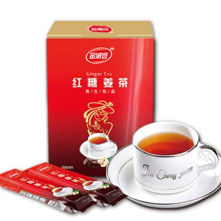 金誠(chéng)遠(yuǎn)紅糖姜茶桂圓紅棗茶沖劑速溶顆粒固體飲料廠家批發(fā)120g/盒