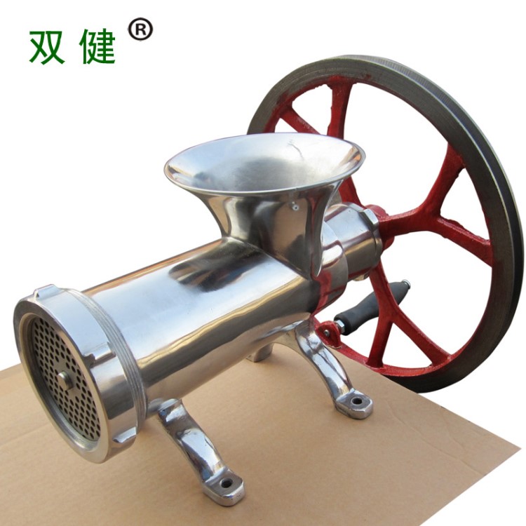臺式手電絞肉機304#不銹鋼手動電動大型號32號 雙健機械廠家直銷