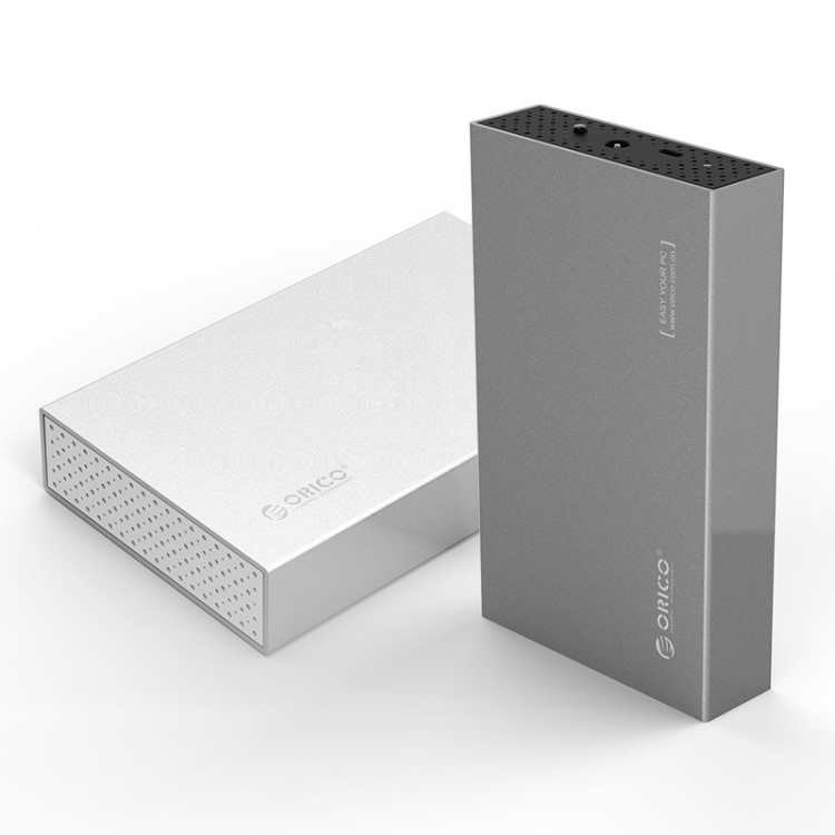 ORICO Type-C臺式機移動硬盤盒usb3.1 3.5英寸SATA串口鋁合金盒子